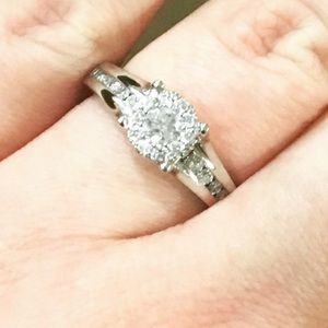 Diamond engagement ring from Macys